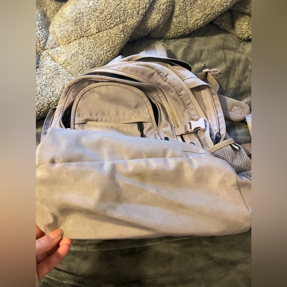 pink by victoria’s secret campus backpack rare classic purple lavender - Picture 12 of 12